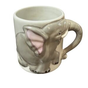 J.S.N.Y Elephant Mug Coffee Tea Cup Novelty Animal Decor Cute‎ VINTAGE